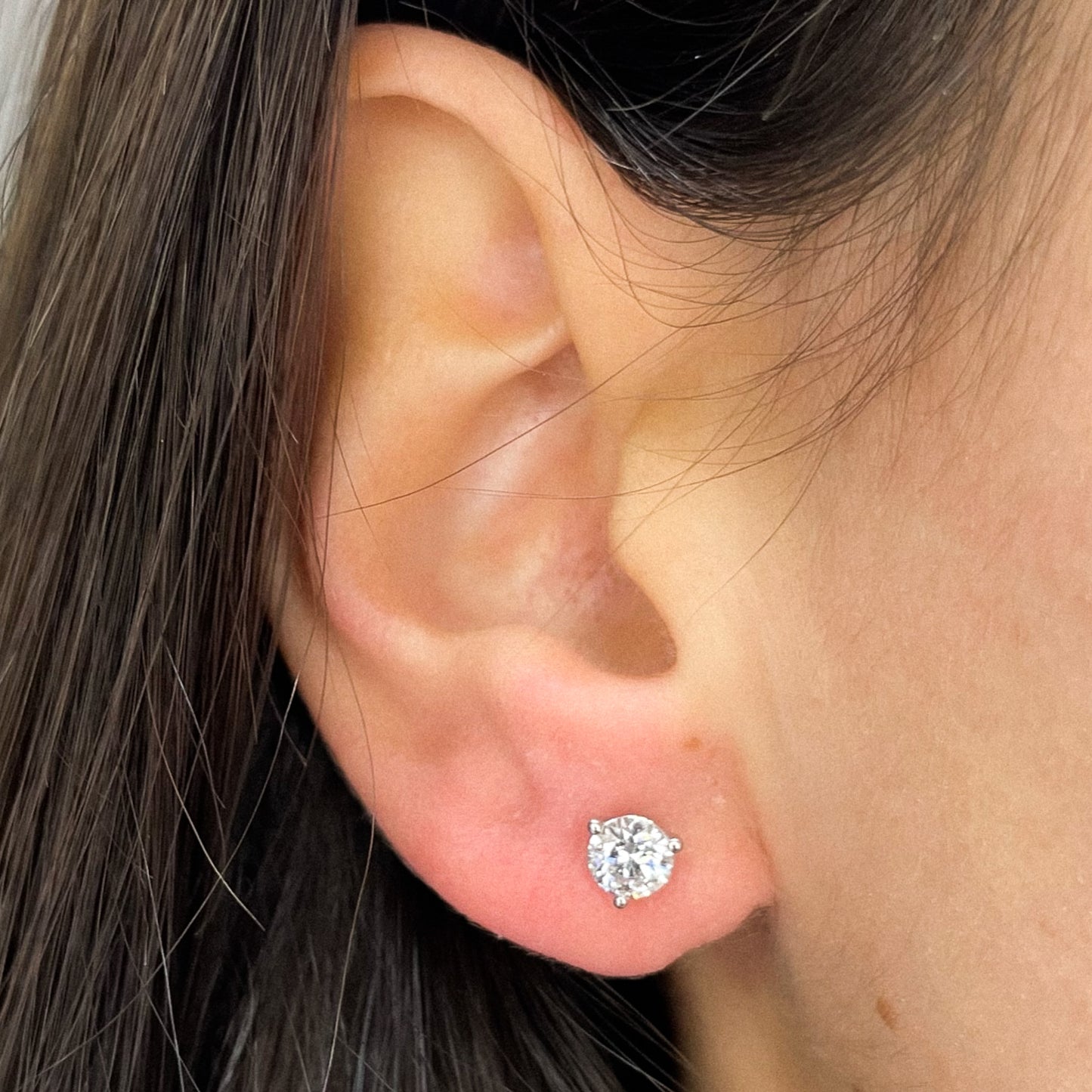 Lab Diamond Studs - 1.00 CT