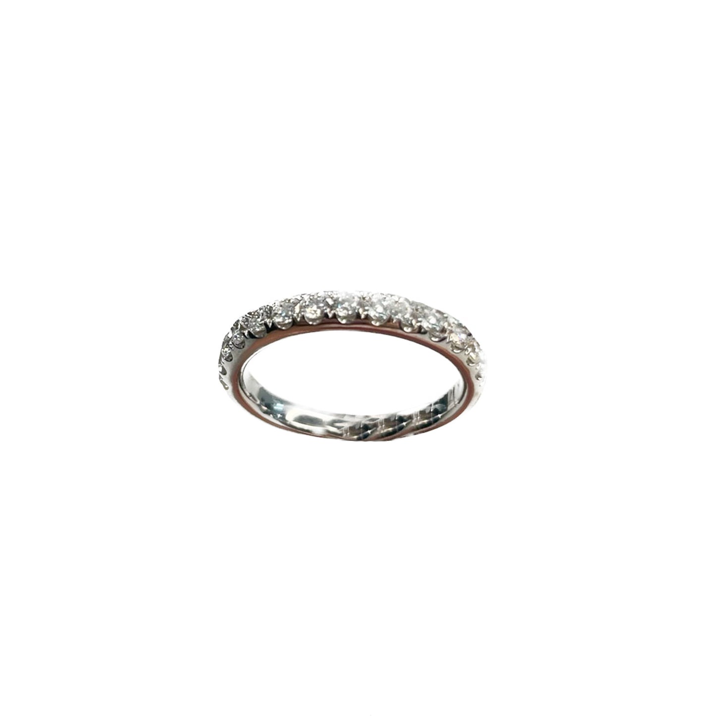 White Gold Diamond Band - 0.60 CT