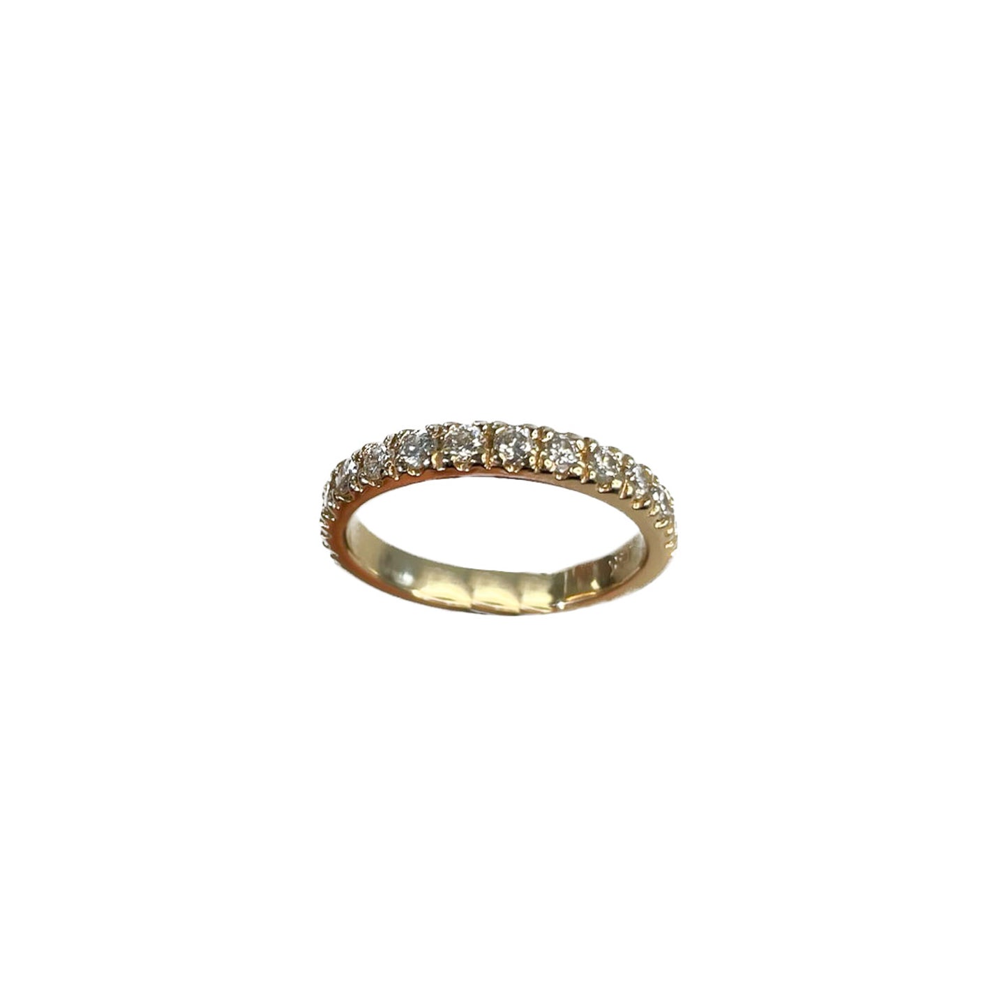 Yellow Gold Diamond Band - 0.66 CT
