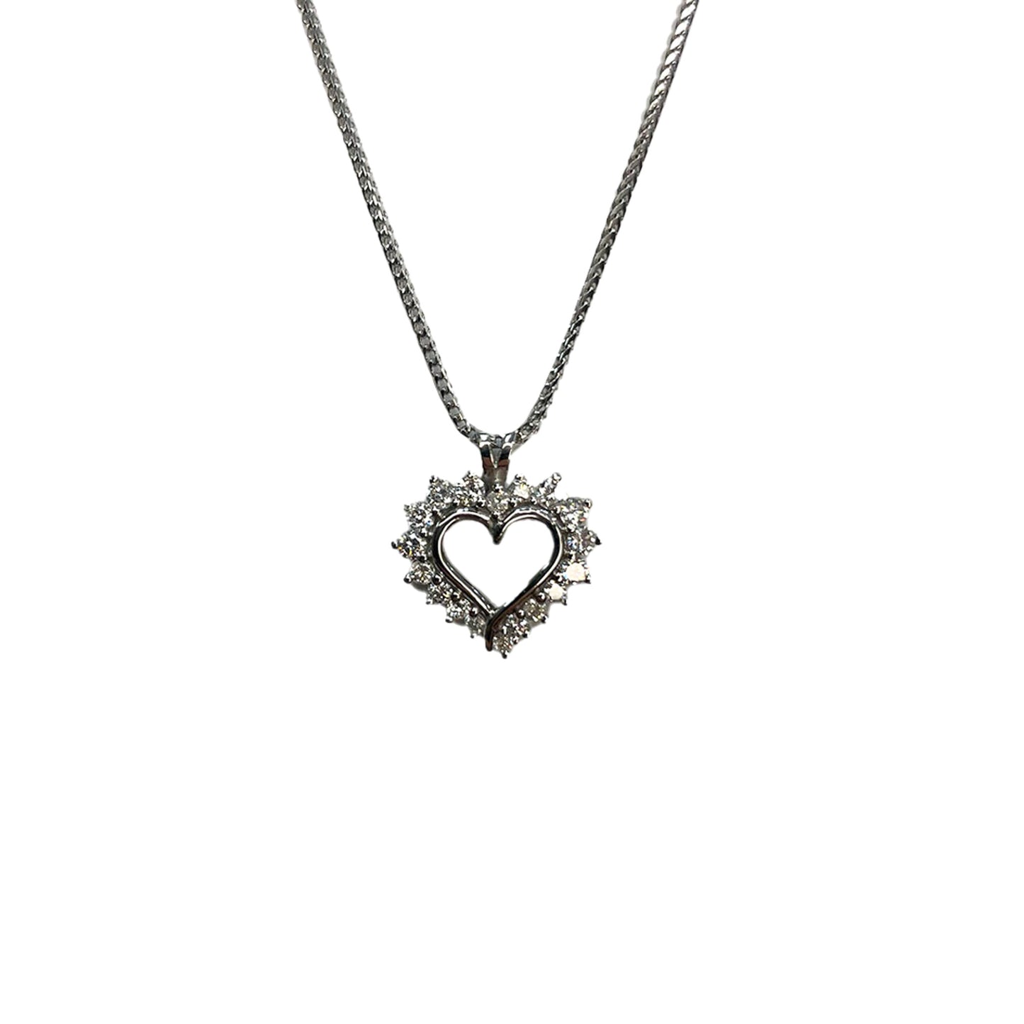 Diamond Heart Necklace - 0.55 CT