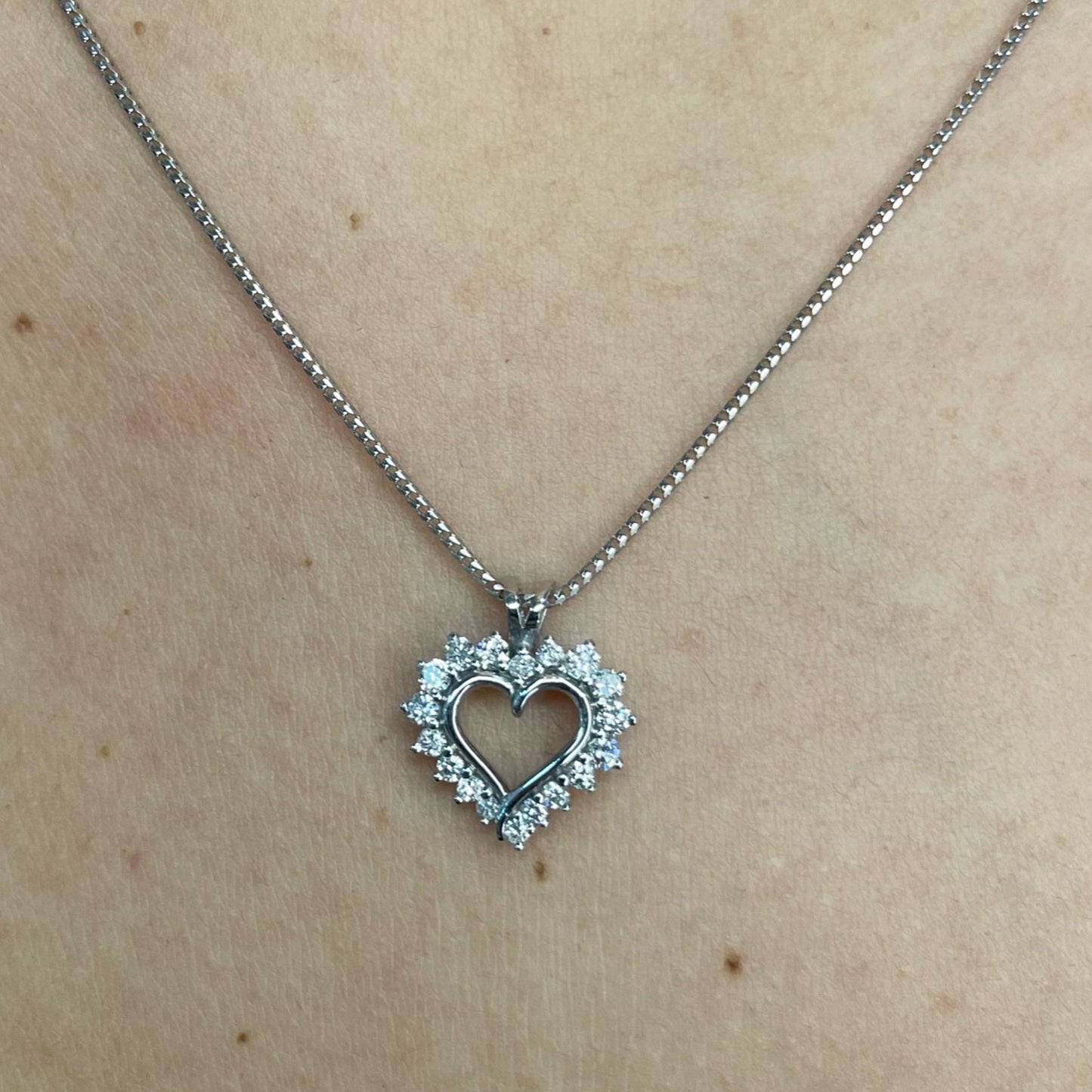 Diamond Heart Necklace - 0.55 CT