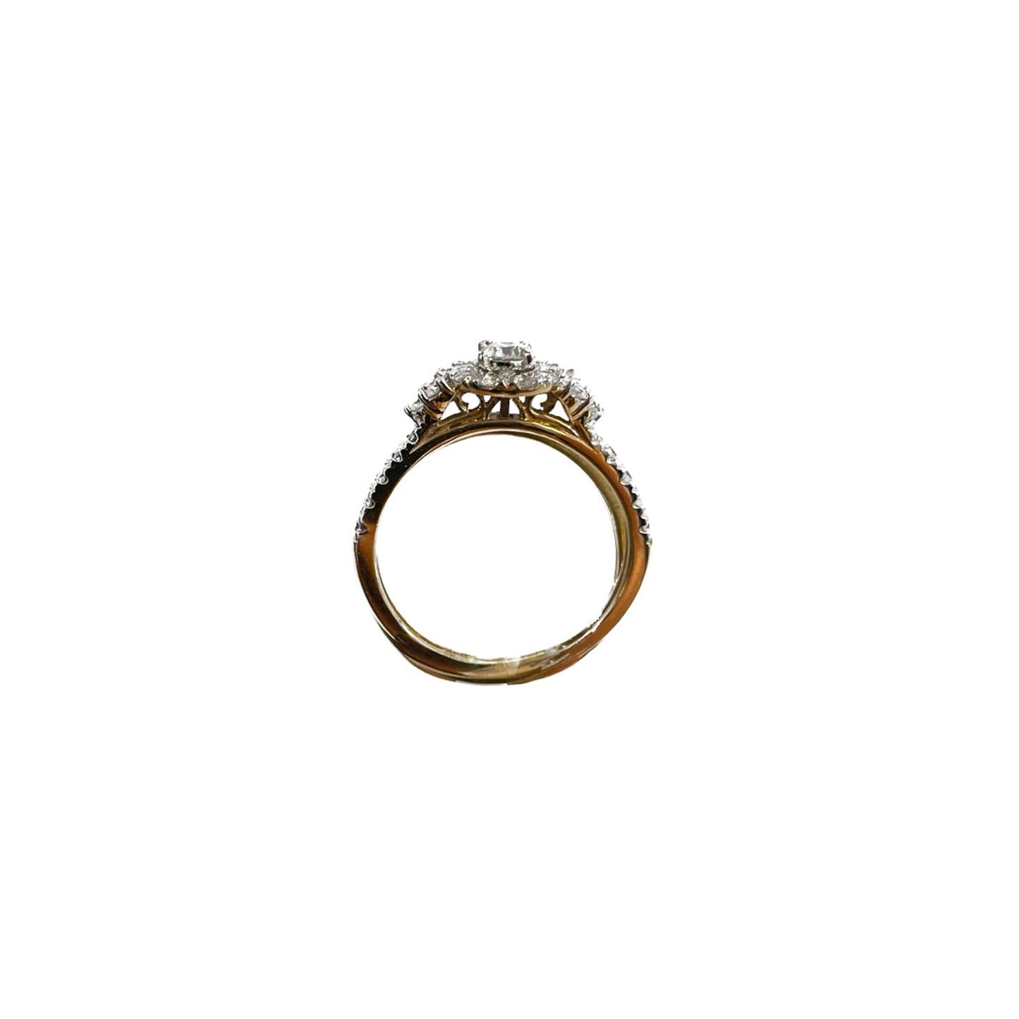 3-stone Round Diamond Bridal Set - 1.20 CT