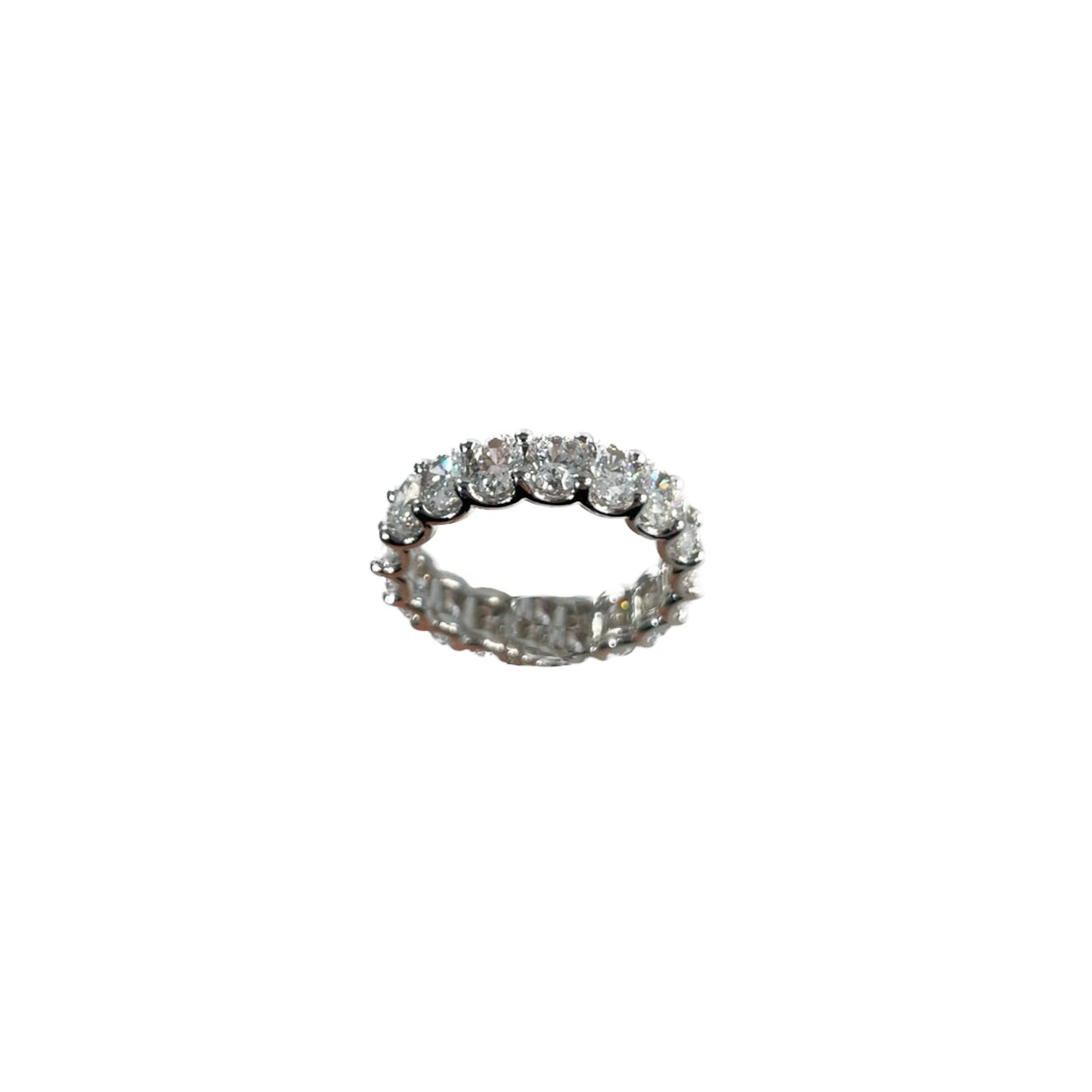 Oval Diamond Eternity Band - 4.76 CT