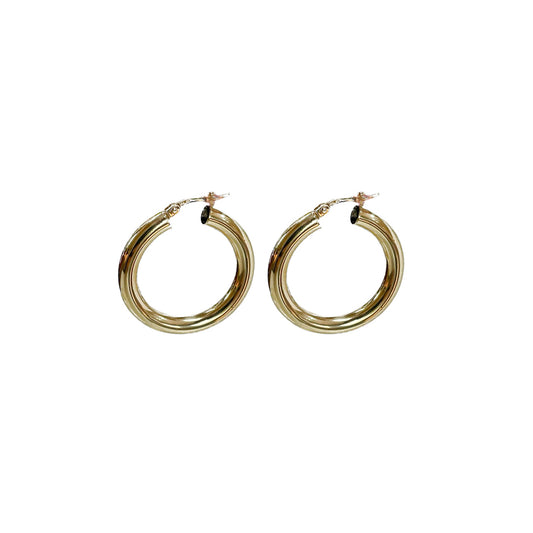 Classic Gold Hoops