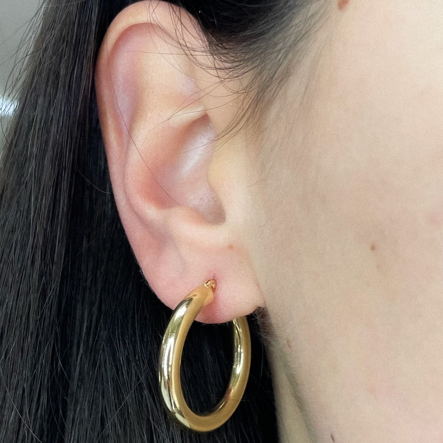 Classic Gold Hoops