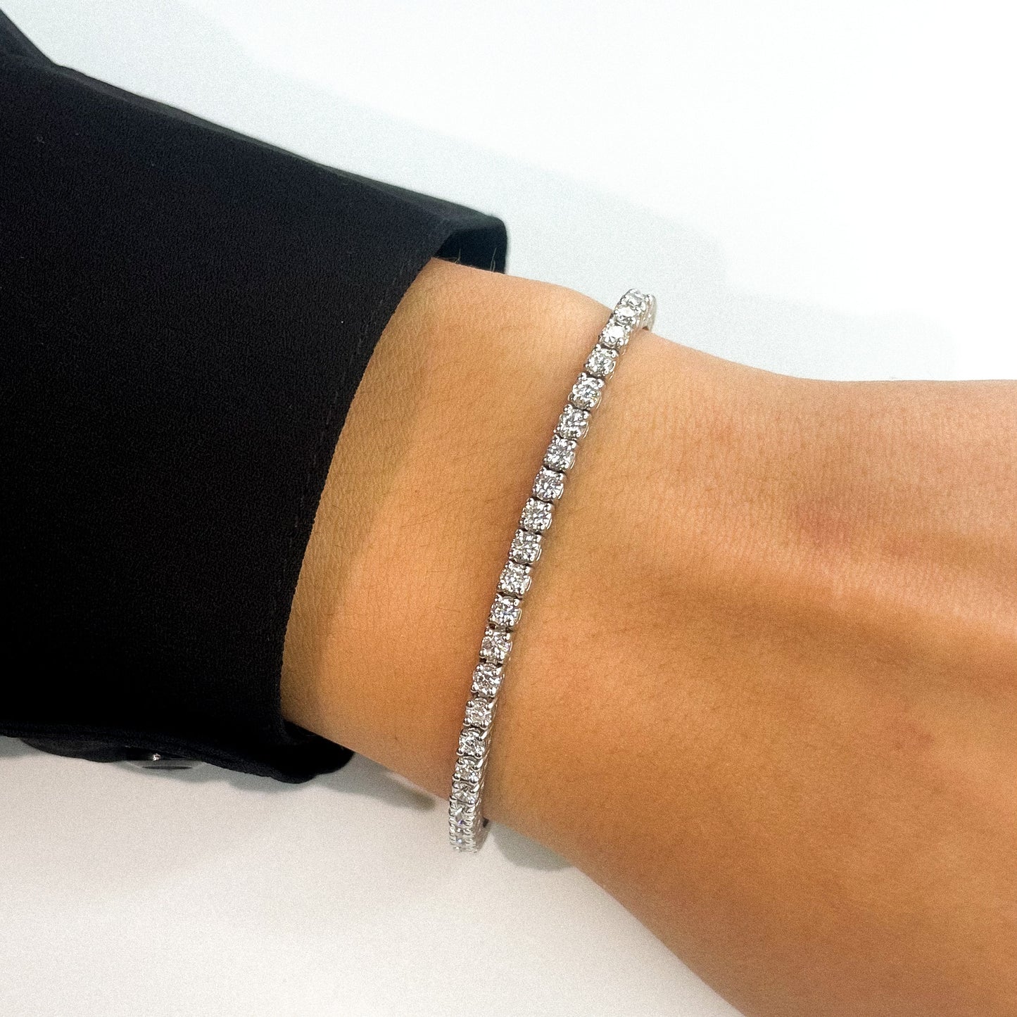 Classic Lab Diamond Tennis Bracelet - 3.50 CT