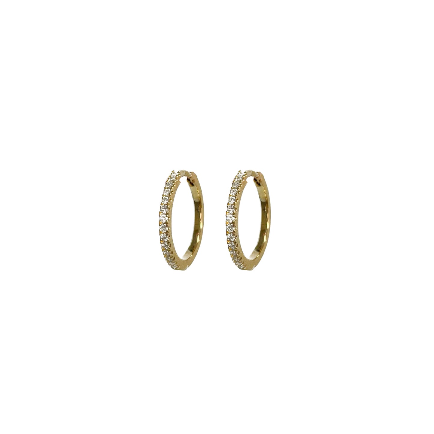 Small Diamond Hoops - 0.20 CT